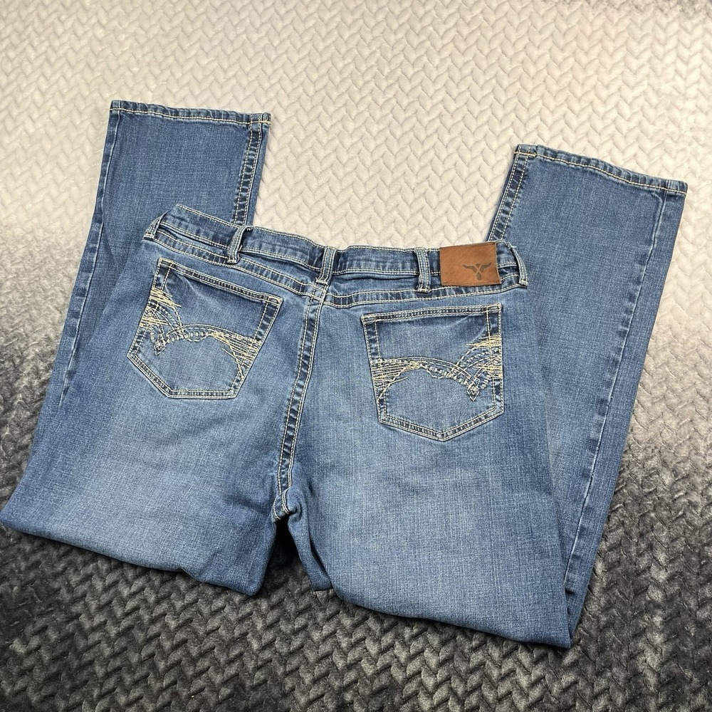 Wrangler 20X Style No. 42 Vintage Boot Cut Jeans Mens 40x32" Thick Stitch Y2K